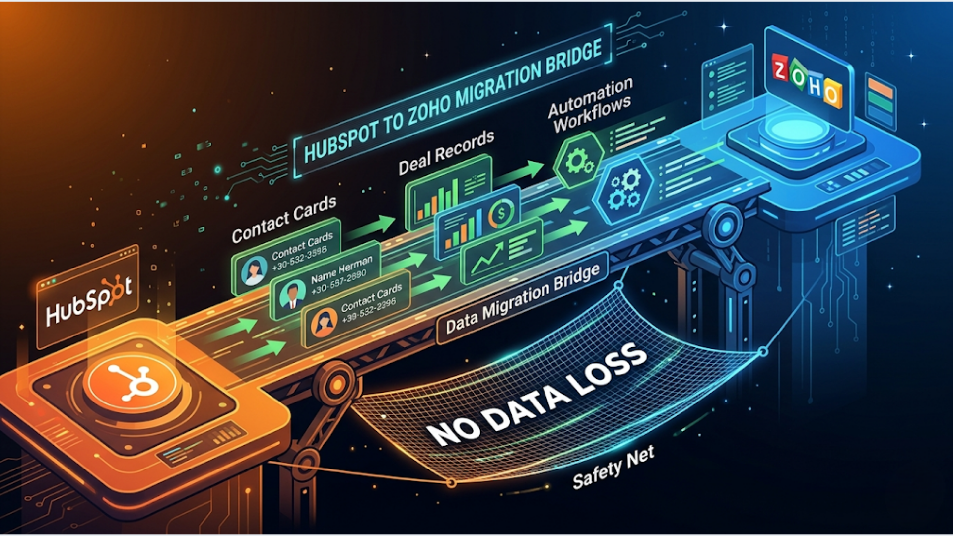 How to Migrate from HubSpot to Zoho (Without Losing Data)