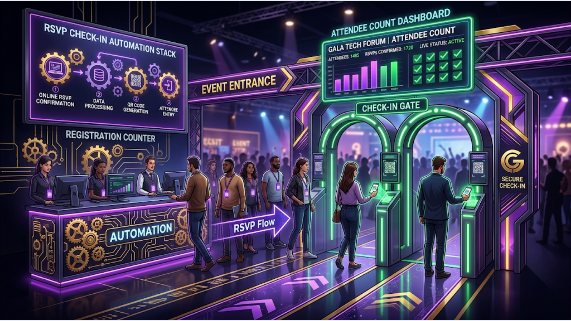 Best Event RSVP and Check-in Automation Stack (2026)