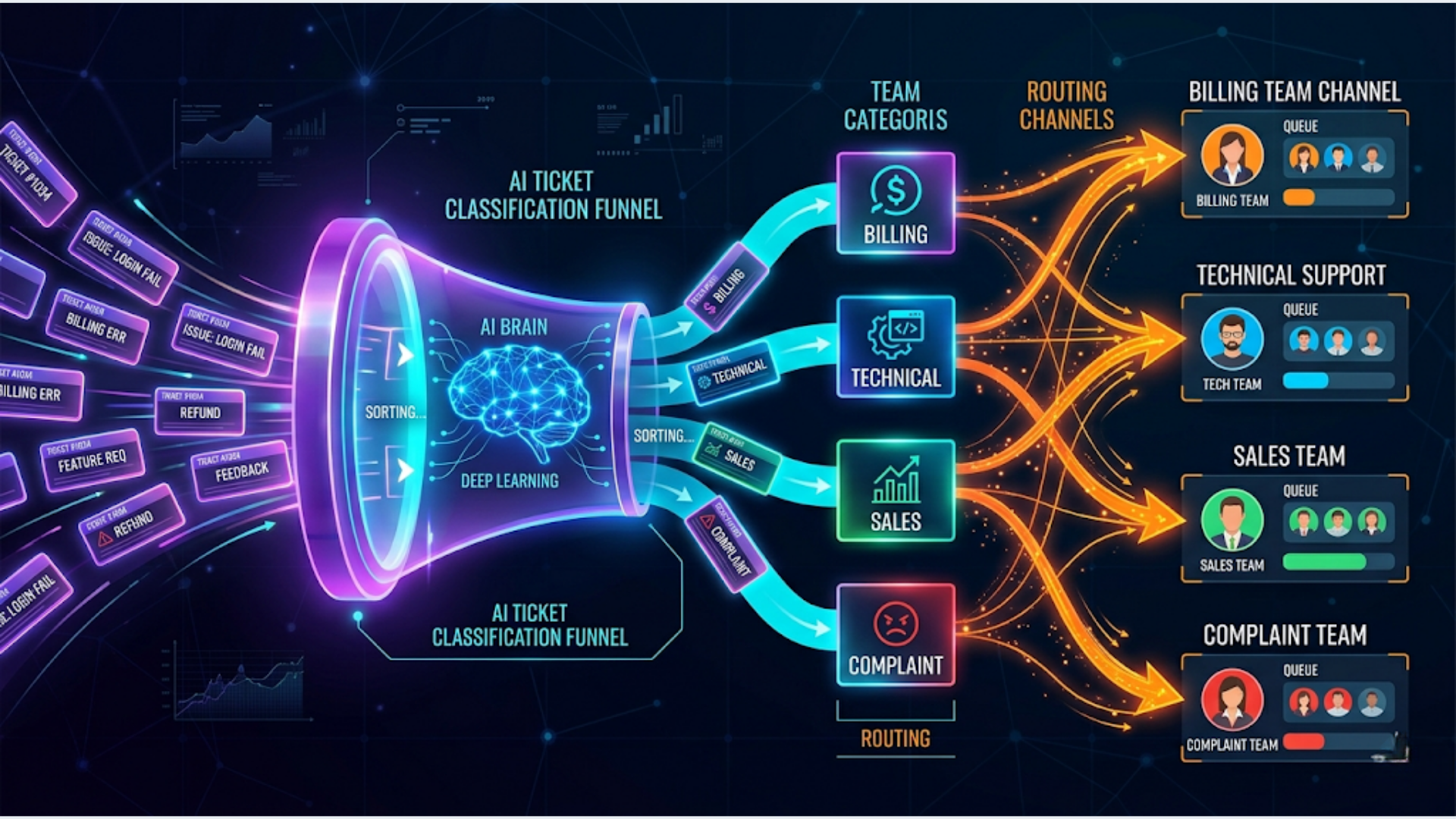 How to Route Customer Support Tickets with AI Classification