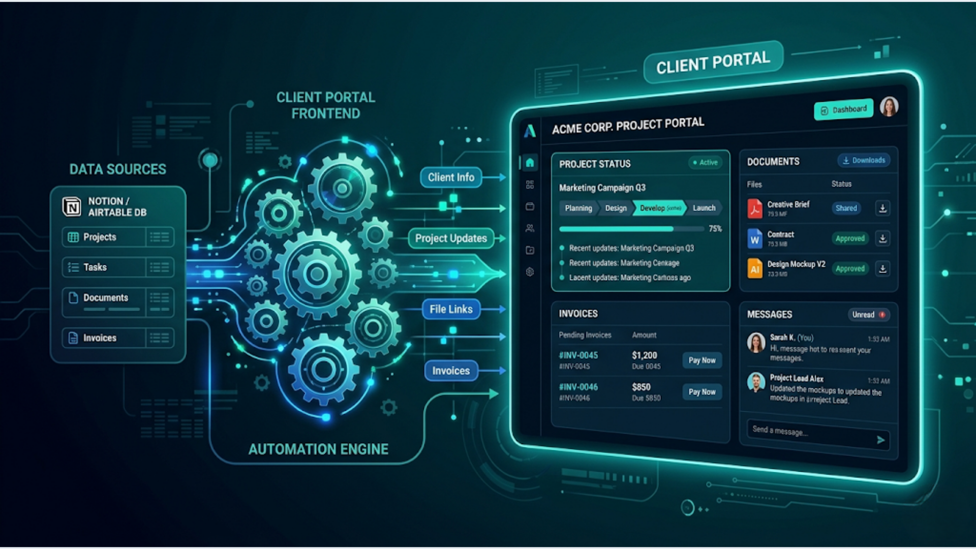 How to Build a Client Portal with Automation