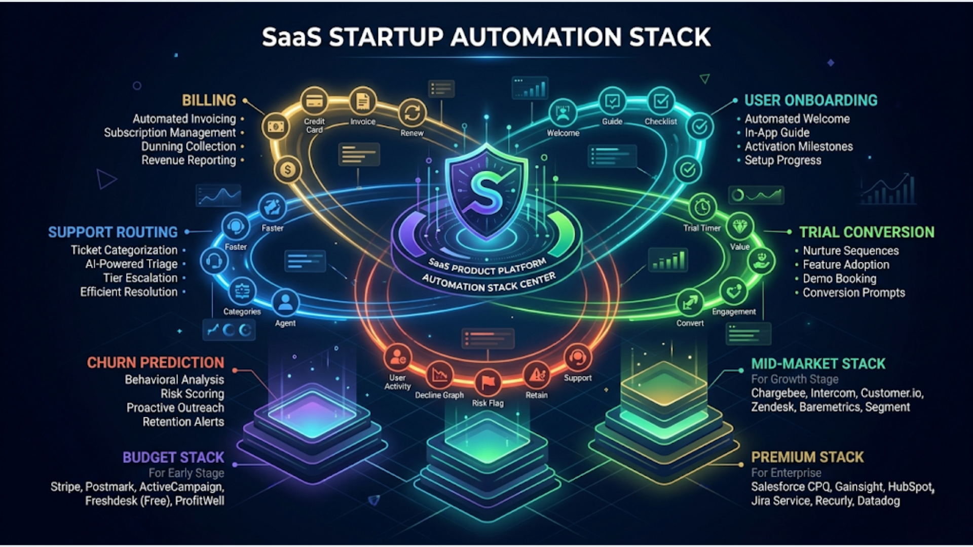 Best Automation Stack for SaaS Startups (2026)