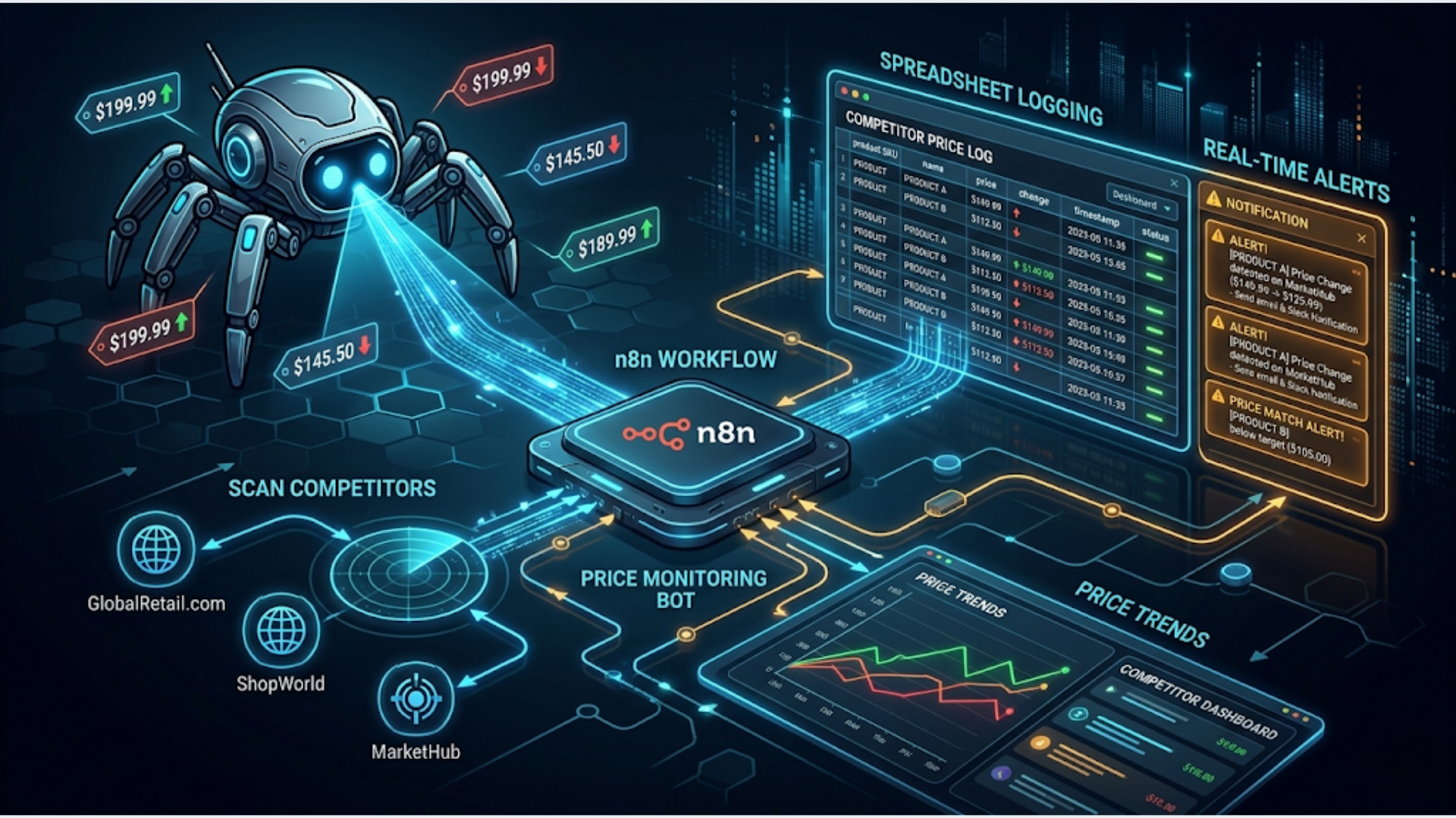 How to Build a Price Monitoring Bot with n8n