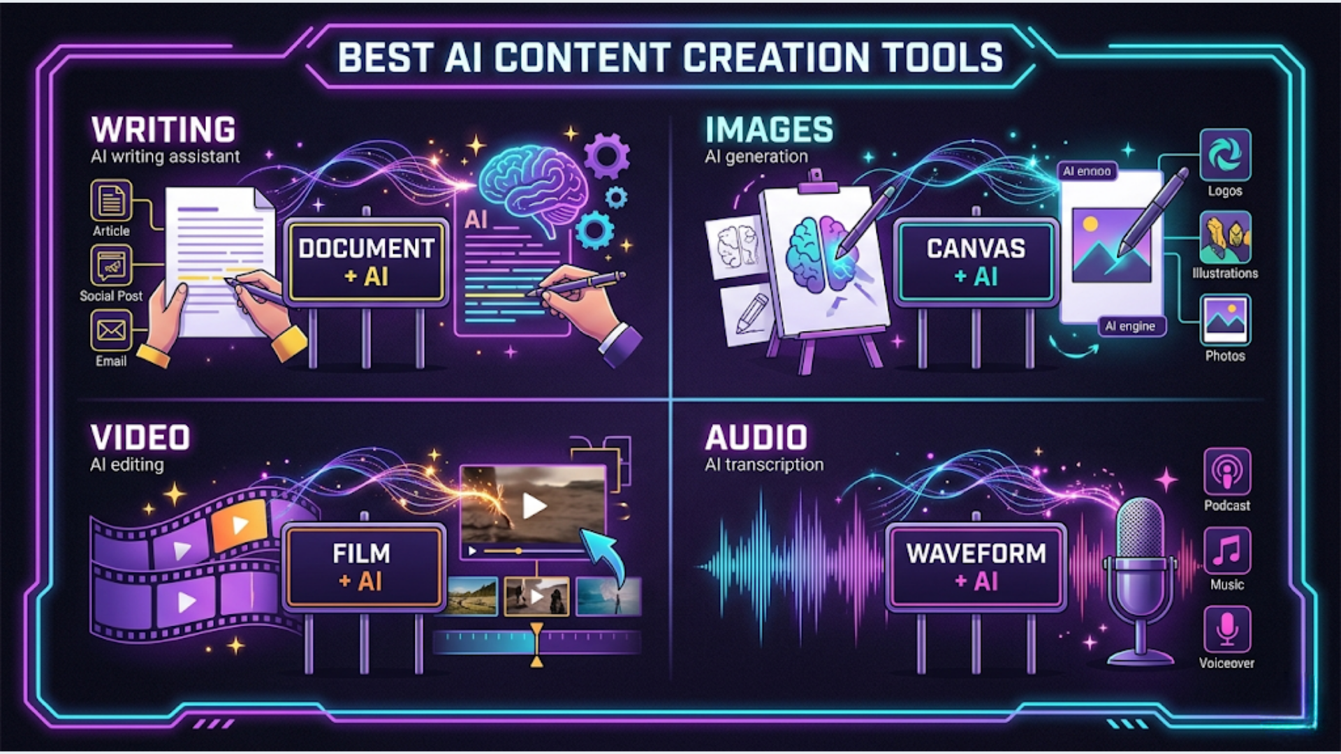 Best AI Tools for Content Creation (2026)