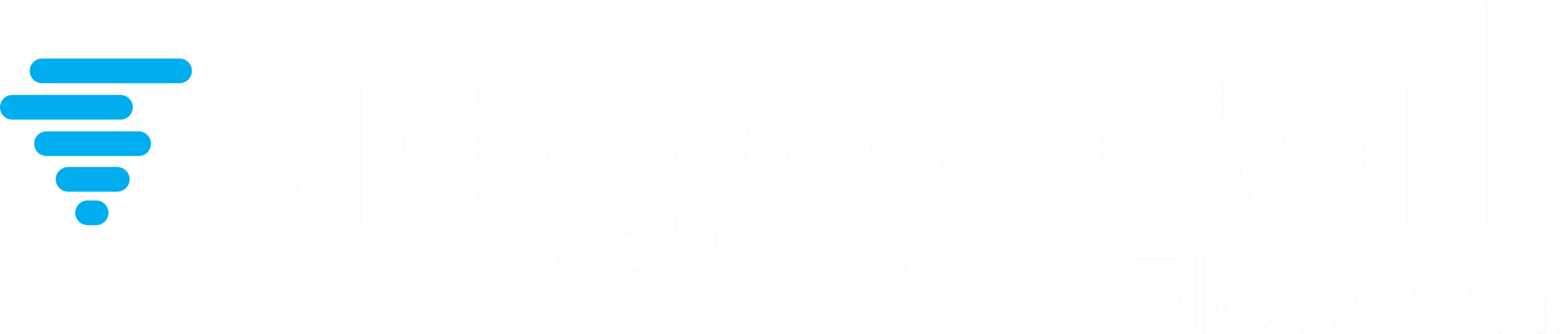 TriggerAll Logo blue white